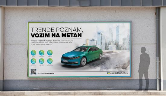 Billboard CNG - Vozim na metan