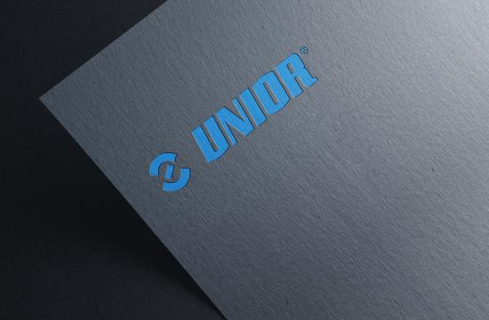 Unior logotip na tiskovini