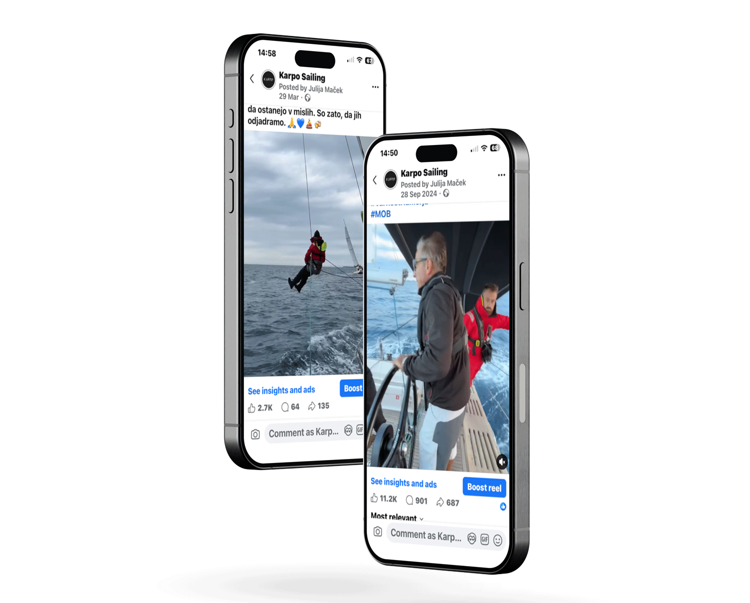 Videoposnetek Man Over Board