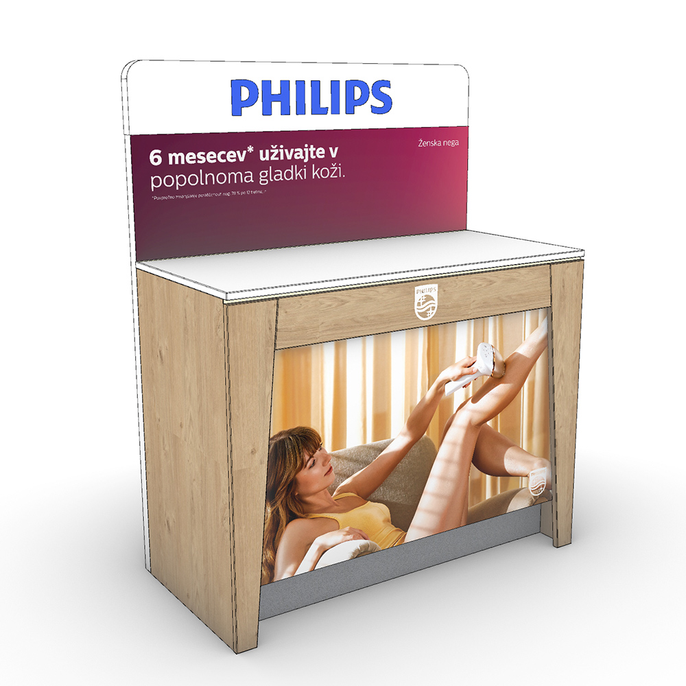 Bela barva + hrast Pos-stojalo-Philips-3